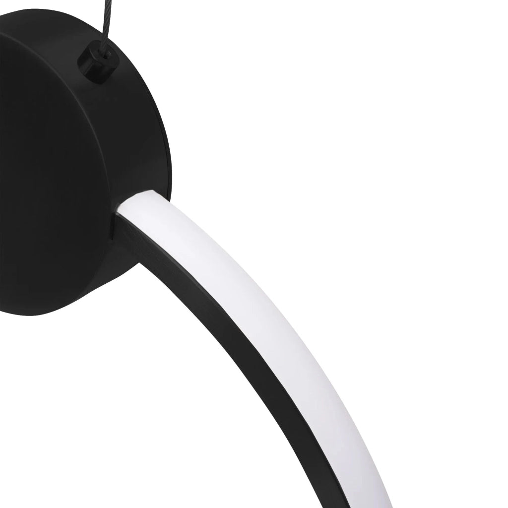 Lampada Da Soffitto Led App1395-cp Black 40cm