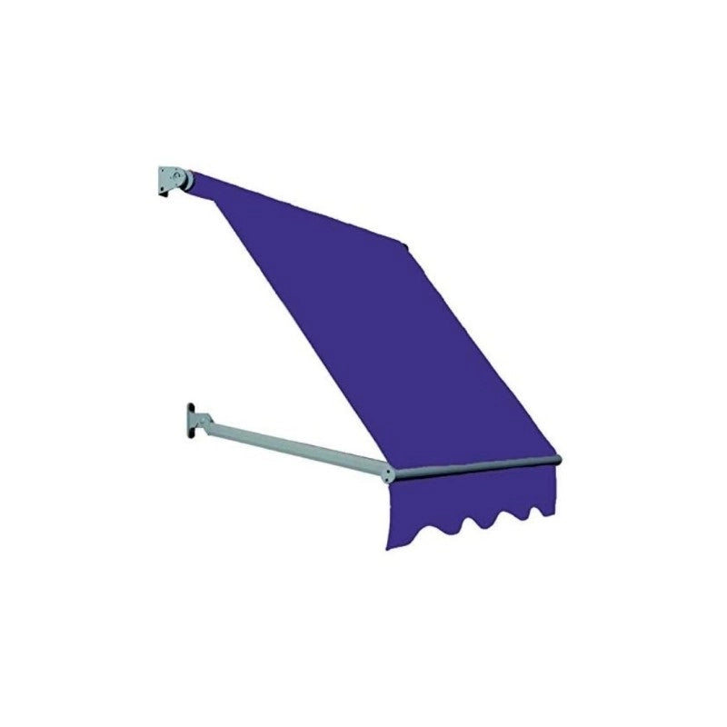Tenda da Sole a Caduta Forzata Tempotest Parà, Bracci Sporgenza 140 cm, Largh. 3,6 Metri, Col. Marrone 18 - Ideale per Finestre e Vetrine