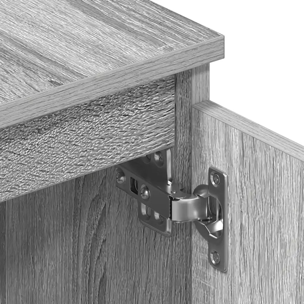 Mobile TV Grigio Sonoma 140x40x35,5 cm in Legno Multistrato 815358