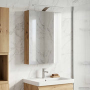 Mobiletto per specchio da bagno con porta Rovere Artigianale 889038