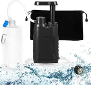 Sistema di purificazione dell'acqua - Sistema di purificazione esterno - Filtro di purificazione dell'acqua - 21,3 x 13 x 5,49 cm - 407 Gram - Grigio