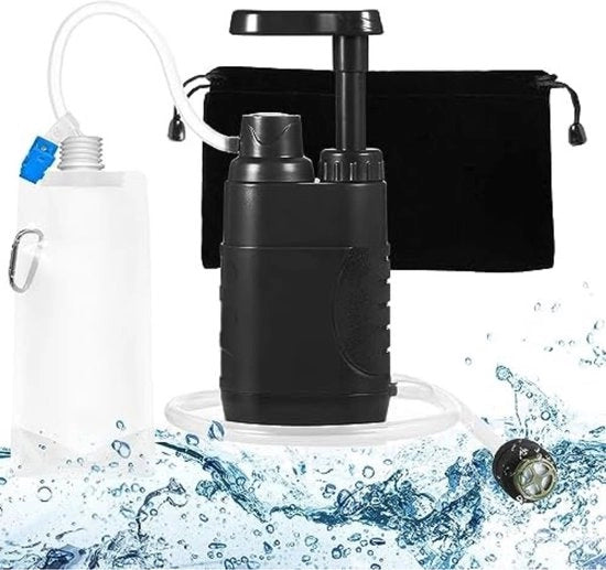 Sistema di purificazione dell'acqua - Sistema di purificazione esterno - Filtro di purificazione dell'acqua - 21,3 x 13 x 5,49 cm - 407 Gram - Grigio