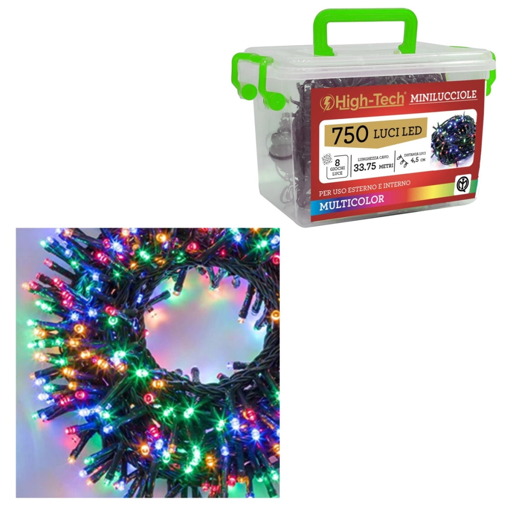 HIGH-TECH FILO LED 750 MULTICOLOR IN BOX