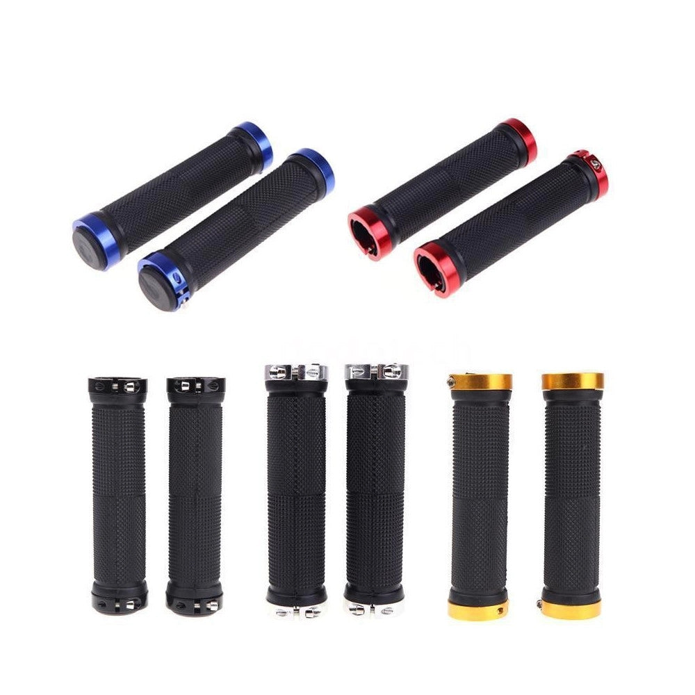 Trade Shop - Coppia Manici Manopole Universali Manubrio Antiscivolo Per Bicicletta Bici Mtb -