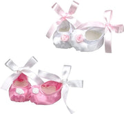 Calze di seta per bambole da 18 pollici - Bianco e Rosa - Decorazione per bambole per giochi/matrimoni/allestimenti - Calze per bambole da 18 pollici con seta