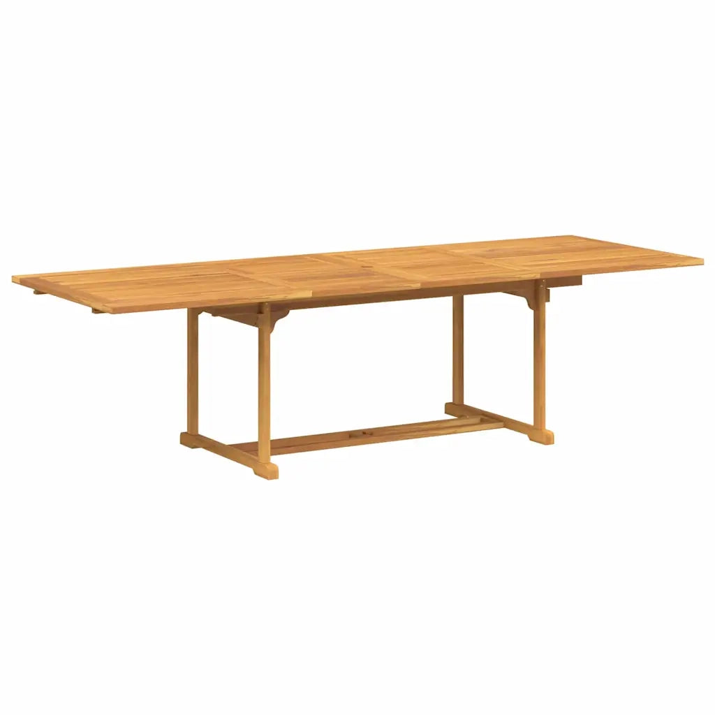 vidaXL Set da Pranzo per Giardino 9 pcs Marrone 280 x 100 x 75 cm