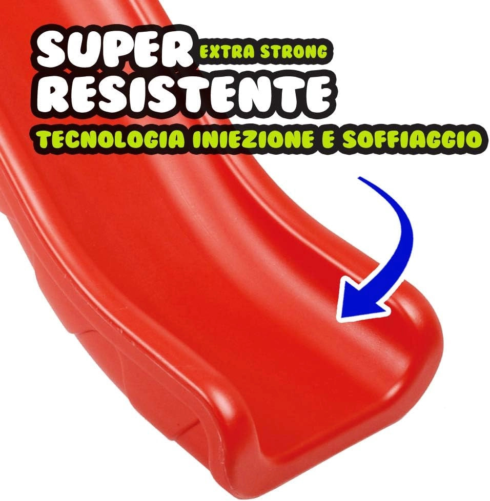 Scivolo per Bambini da giardino da casa Interno Esterno grande 3 Anni 4 Anni Scivolo Bimbi 2-6 Anni super resistente qua