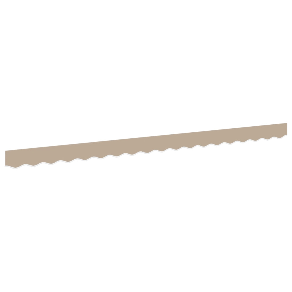 Bordo Tenda per Telaio da 4 m Beige 3.8x0.2 m