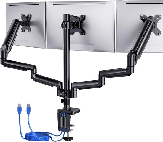 Registrazioni per 3 monitor - Altezza regolabile - 3 pezzi