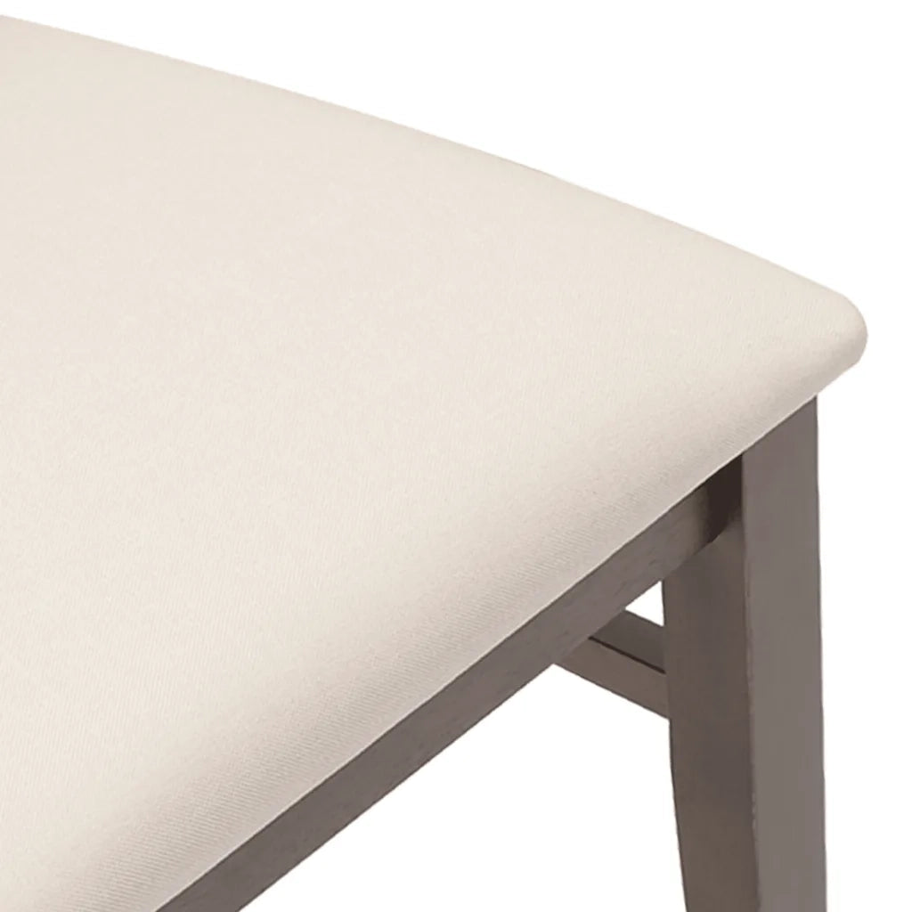 Sedie da Pranzo con Cuscini 2pz Marrone Legno Massello di Hevea 4102466