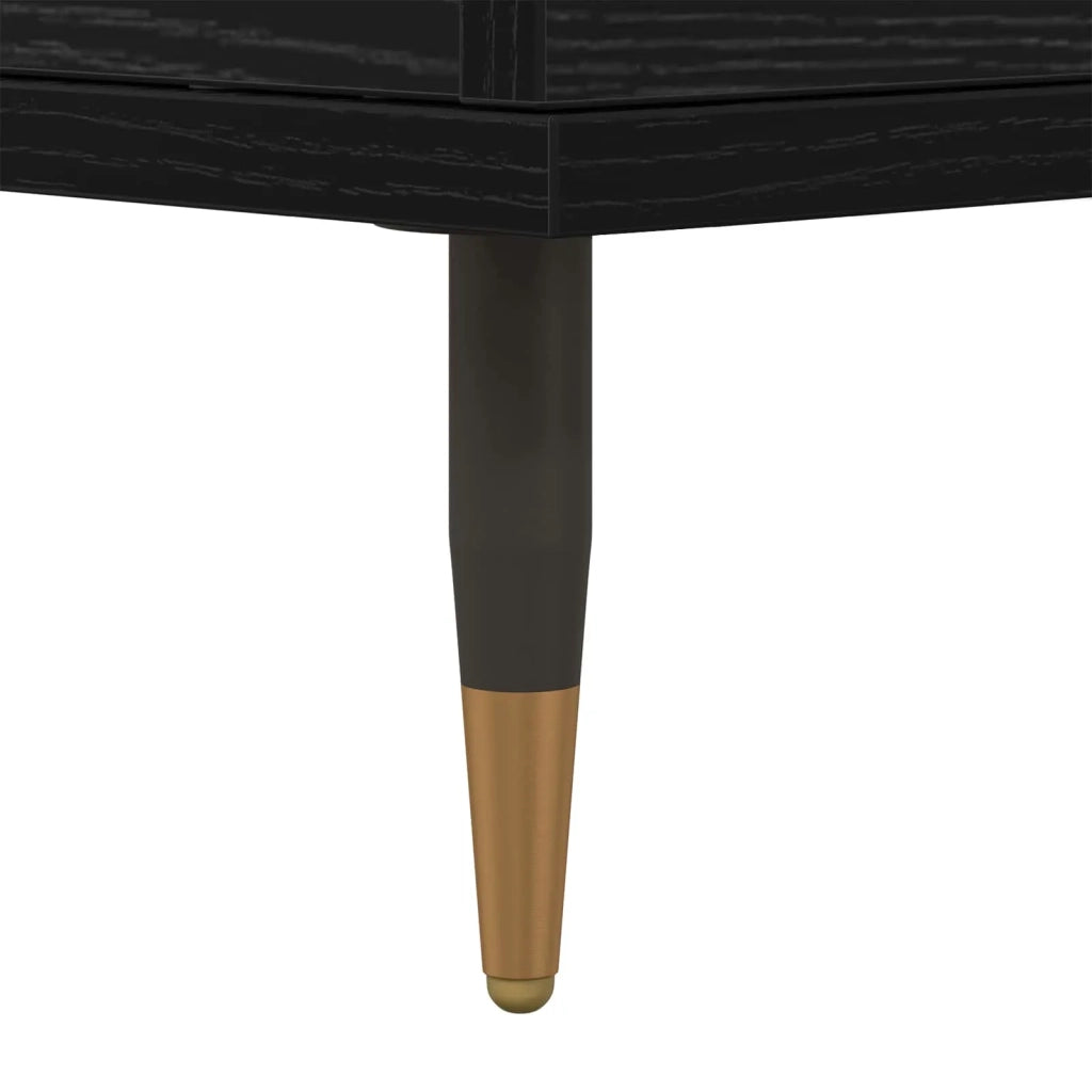Credenza Rovere Nero 60 x 35 x 70 cm 879488