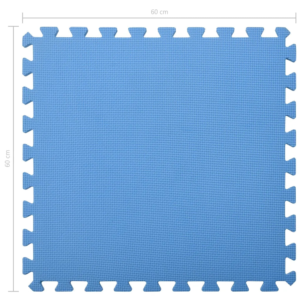 Tappetino a Incastro 6 pz 2,16 ãŽ¡ Schiuma EVA Blu cod mxl 68554