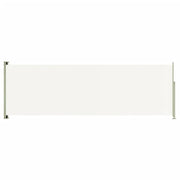 Tenda da sole laterale retrattile/schermo privacy per patio giardino terrazza balcone 200 x 600 cm crema 02_0007364