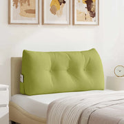 Cuscino per Schiena Verde chiaro 100 x 24 x 50 cm Tessuto