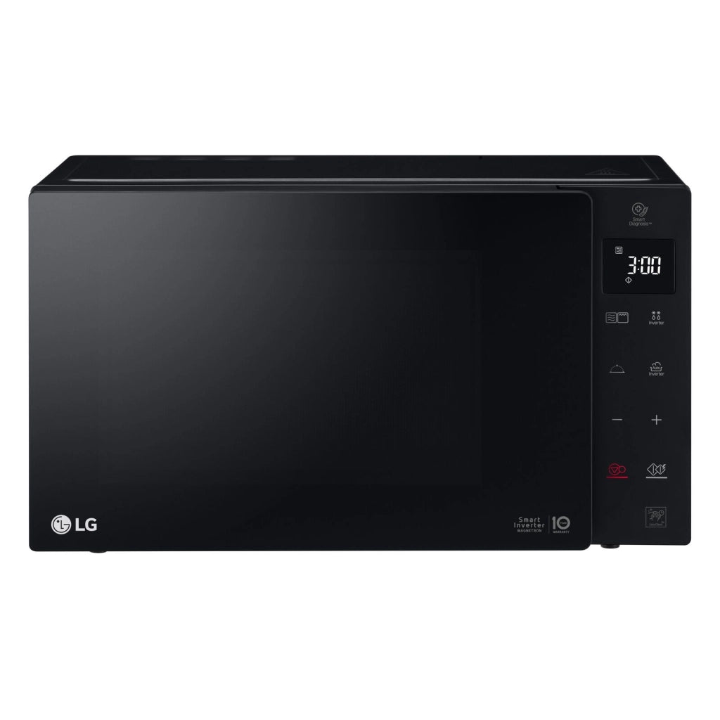 LG MH6535GDS Neochef Forno a Microonde con Grill Tecnologia Smart Inverter Capacita' 25 Litri Potenza 1000 W Funzione Crisp Cottura a Vapore Display LED Nero
