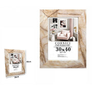 Trade Shop - Cornice Foto Portafoto Quadri Tele Poster 30 X 40 Cm Modello Effetto Marmo 71666 -