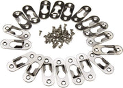 Hanger per foto con chiusura a molla 42mm x 16mm per cornici, specchi e cassetti - 20 pezzi