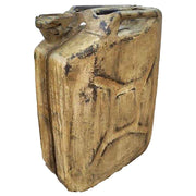 Bidone in metallo con finitura artigianale 33x14x46