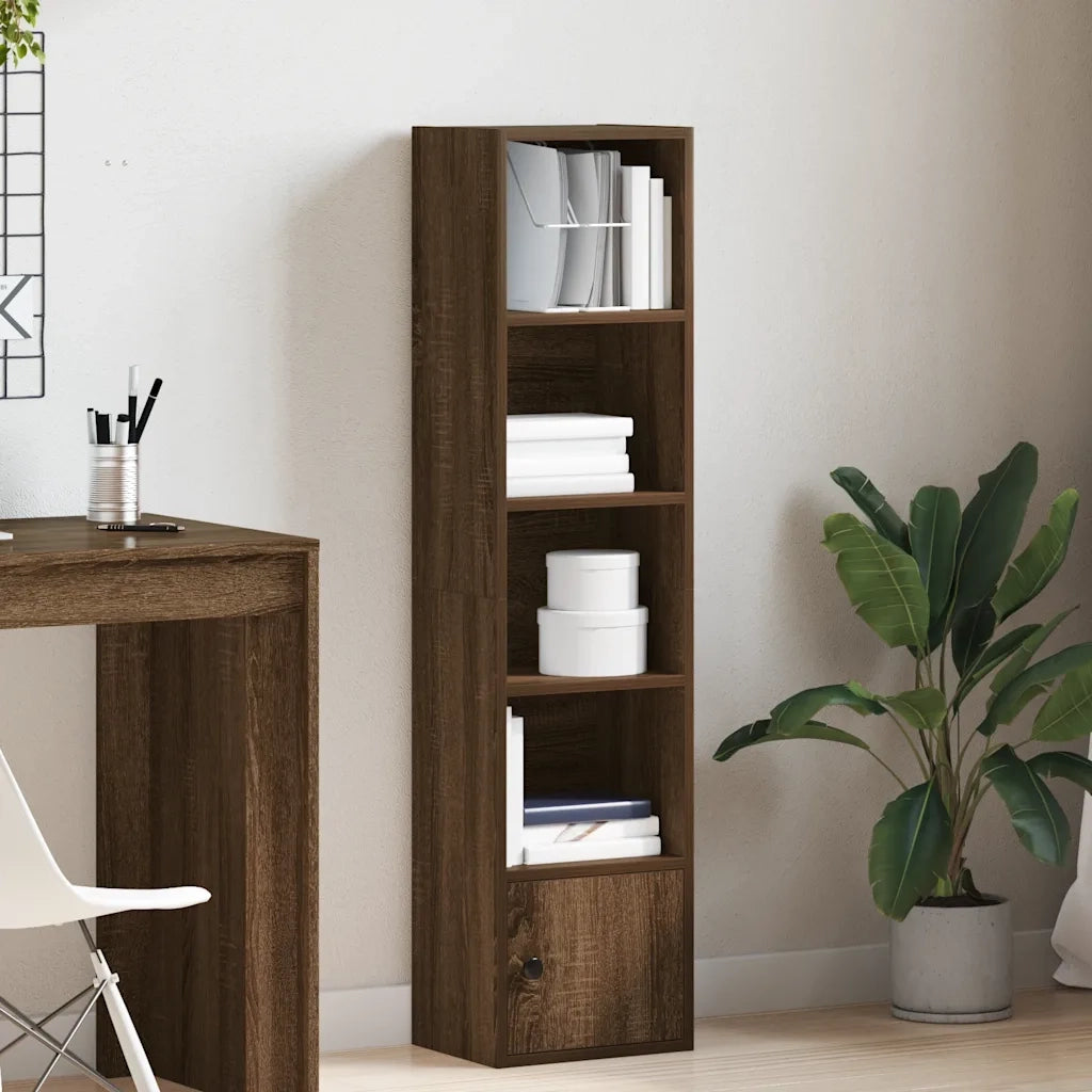 Libreria Rovere Sonoma 31x24x127 cm in Legno Multistrato 860352