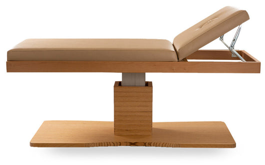 Lettino da Massaggio Fisioterapia Elettrico 2 Sezioni 190x70x60/90cm Benotti Brisbane Beige