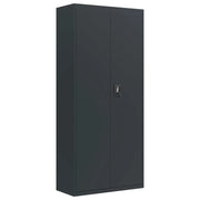 Armadio Classificatore Antracite 90x40x200 cm in Acciaio CFW7513186