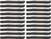 20 pezzi di schiuma abrasiva 520x20mm, rotoli di carta abrasiva schurente, strumento per levigare, levigare e rimuovere per macchina a nastro (40#)