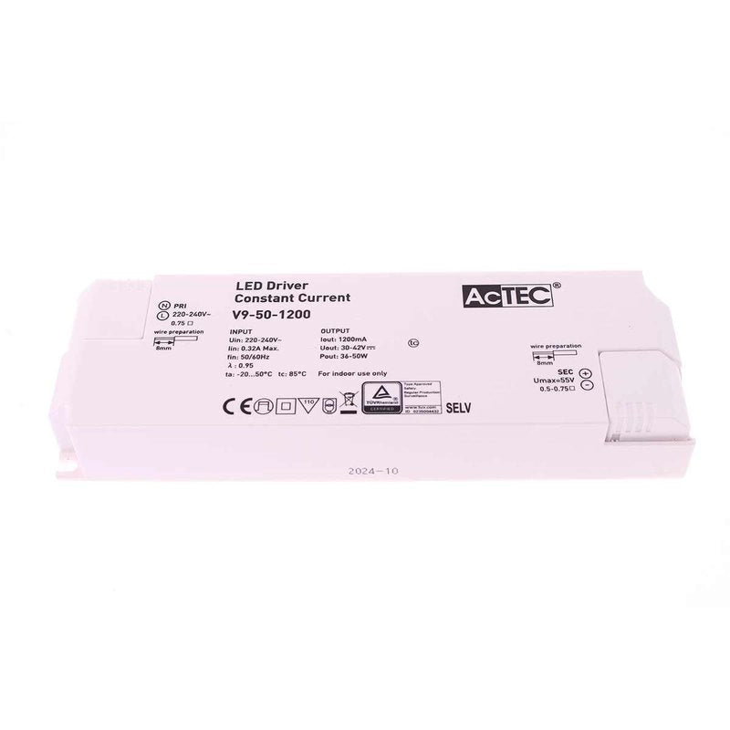 Led Driver CC Corrente Costante 1200mA 30V-42VDC Per Alimentare Led Max 50W