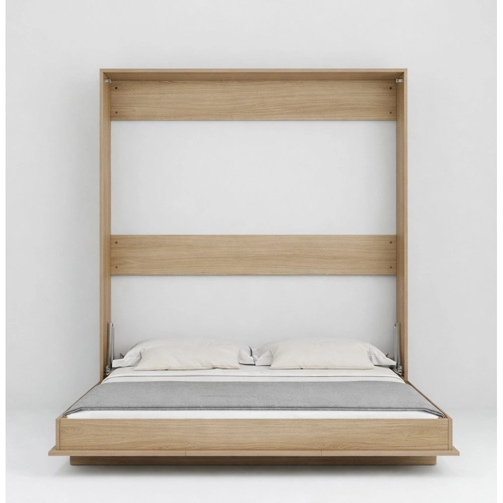 Letto matrimoniale a scomparsa salvaspazio Primer rovere 164x38x221H