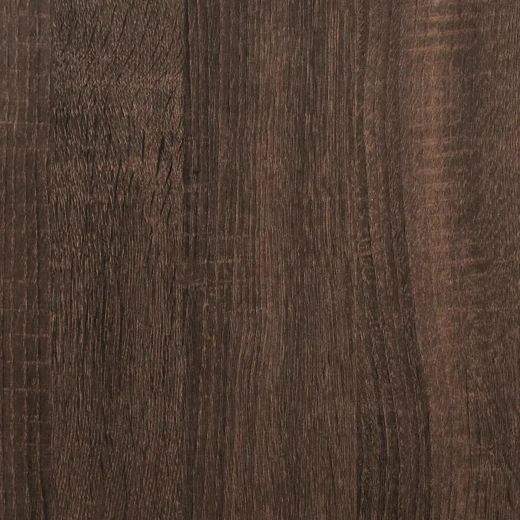 Credenza Rovere Marrone 68x35x106,5cm Legno Multistrato Metallo 849073