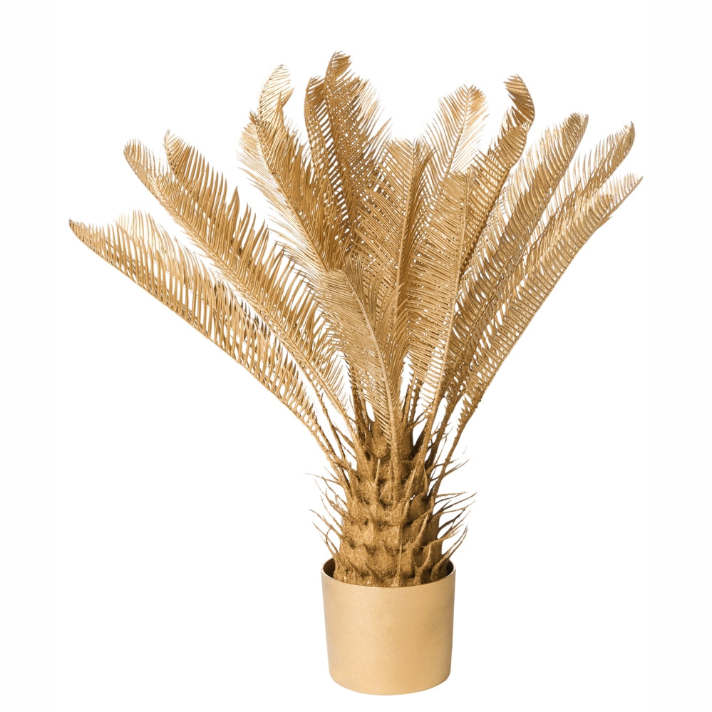 Pianta artificiale in vaso Oro Materiale sintetico 70 cm Pianta decorativa finta Imitazione