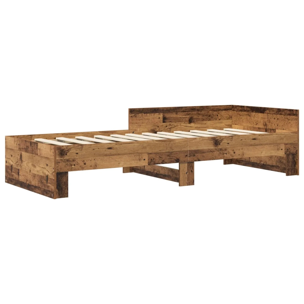 Struttura letto con testata Legno antico 80 x 200 cm 8009038
