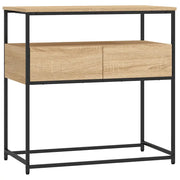 Tavolo Consolle | Tavolo d'Ingresso Rovere Sonoma 75x40x75 cm Legno Agglomerato