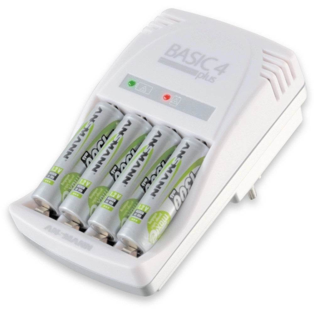 CARICABATTERIA BASIC 4 PLUS ANSMANN per batterie AAA e AA