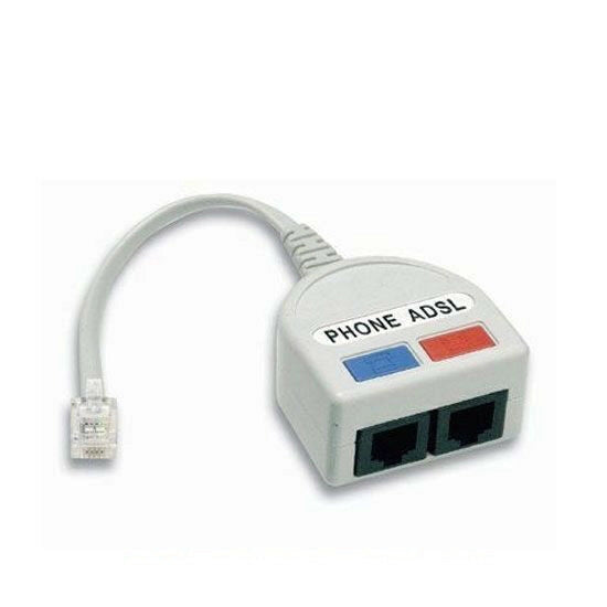 SDOPPIATORE LINEA TELEFONICA USCITA RJ11 MORSETTO PER HSCU2GC HSCU2C NICE HSA2