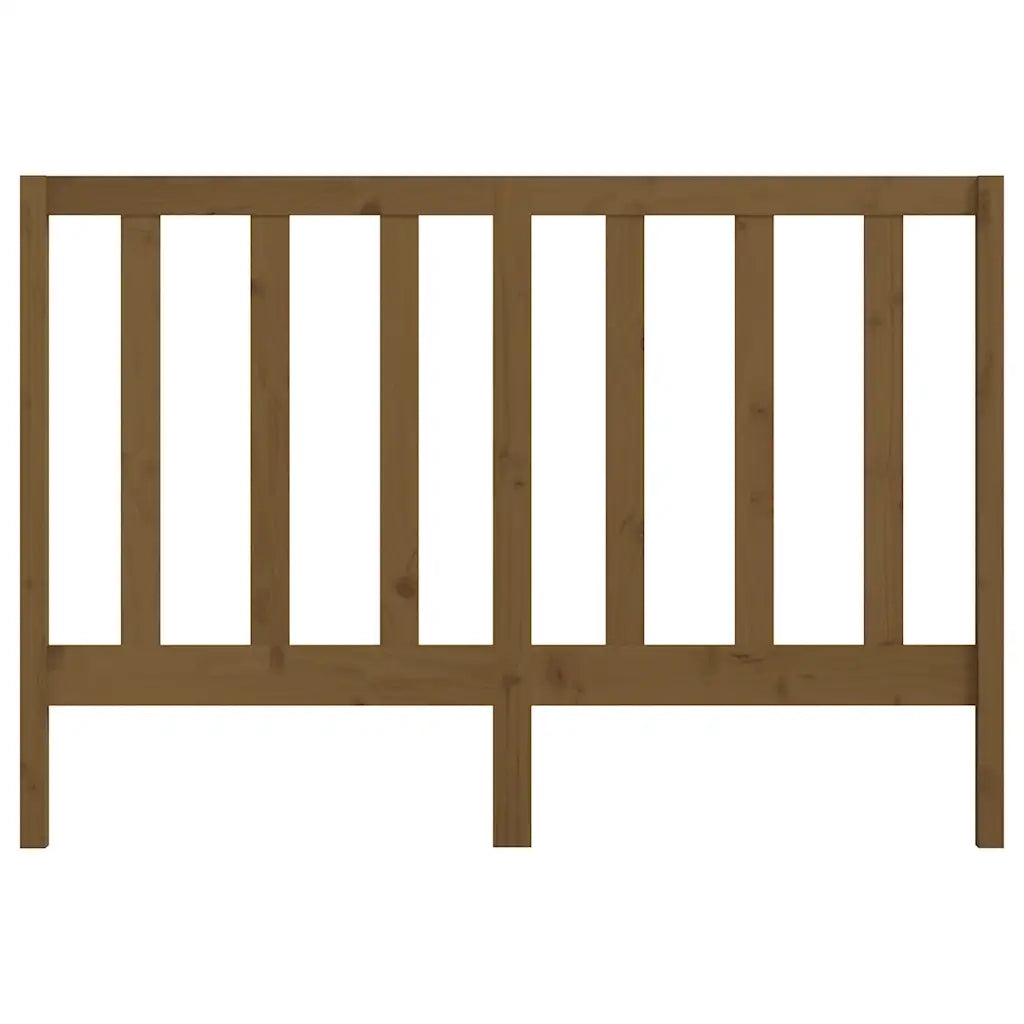 Testiera per Letto Miele 141x4x100 cm in Legno Massello di Pino
