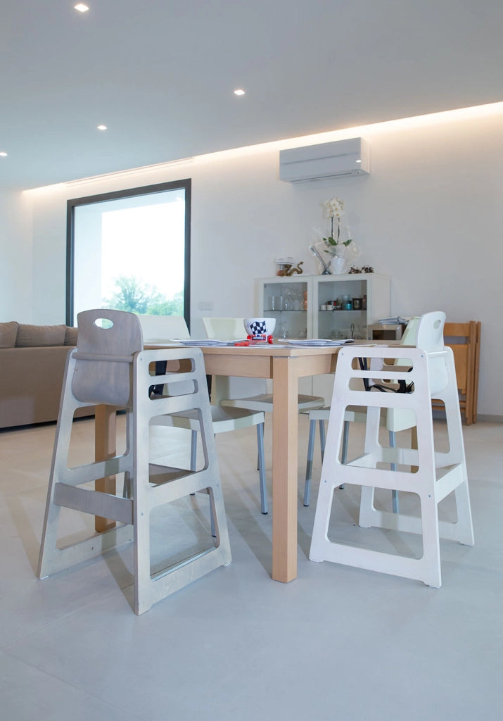 Seggiolone MioPappy in legno di faggio Adex