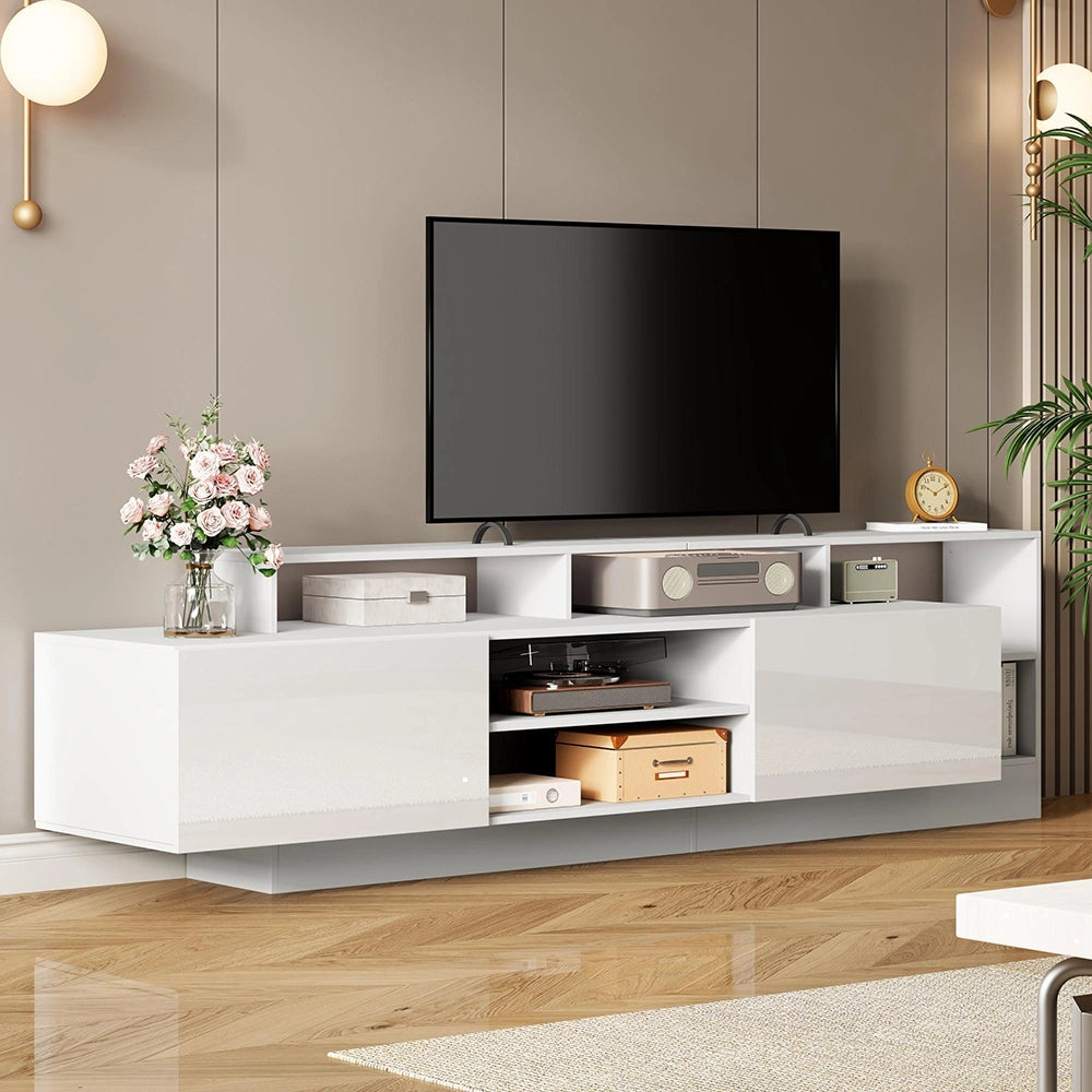 Mobile TV Moderno 190x40x48.5cm - Xylo - Luci LED, fino a 70"