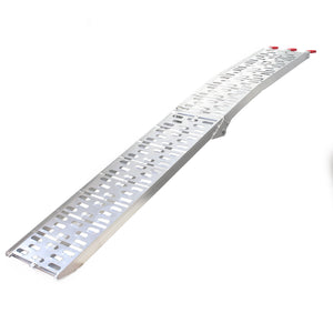 Rampa per moto in alluminio Pieghevole Portata max 340 kg Rampa di carico 220x28 cm