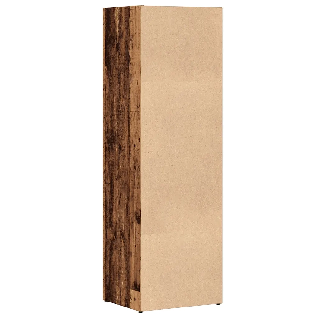 Libreria-Scaffale per Libri-Mobile di Stoccaggio in Legno Antico 36x30x114 cm in Legno Multistrato