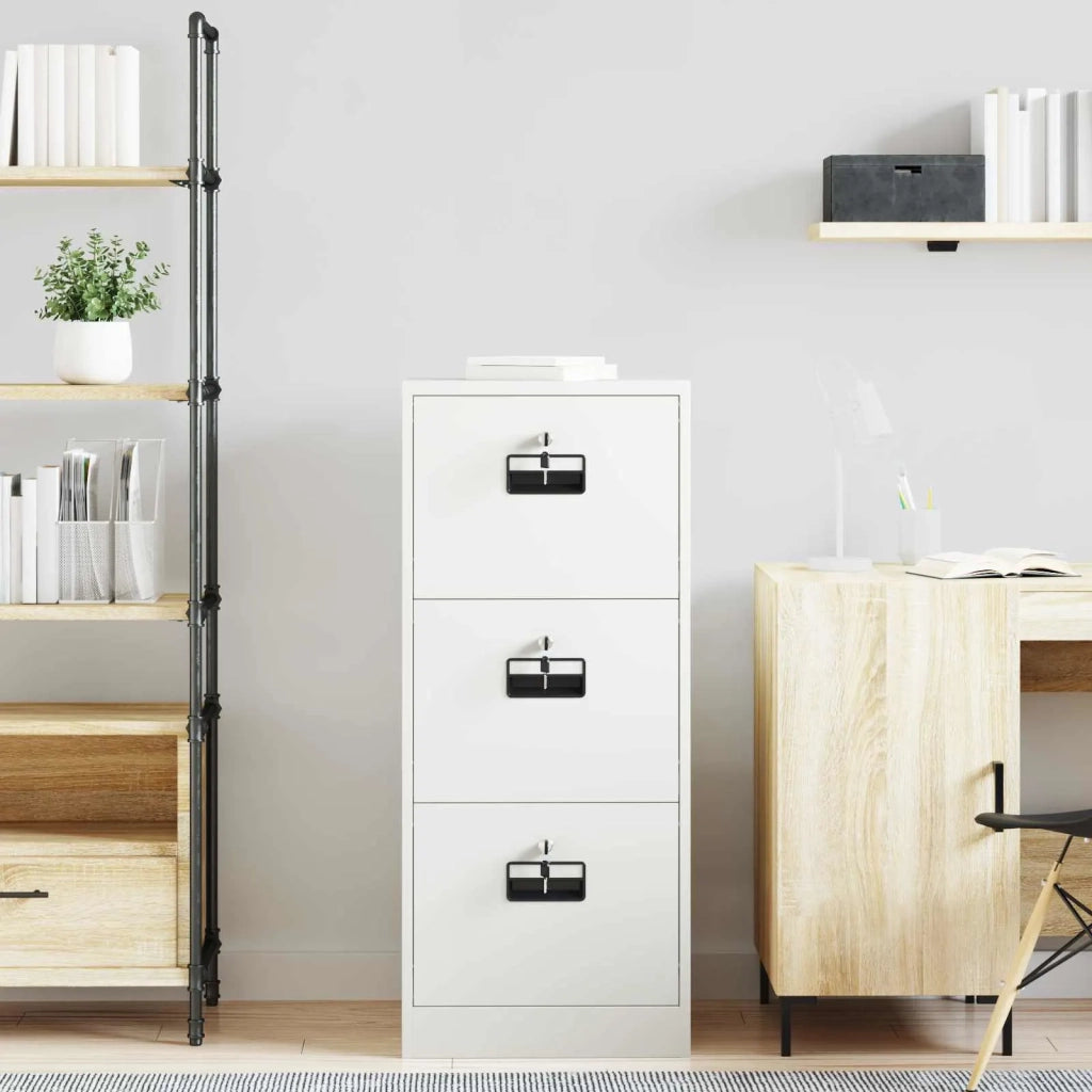 Armadio per File con cassetto Bianco 45,5 x 42 x 106,5 cm 891621