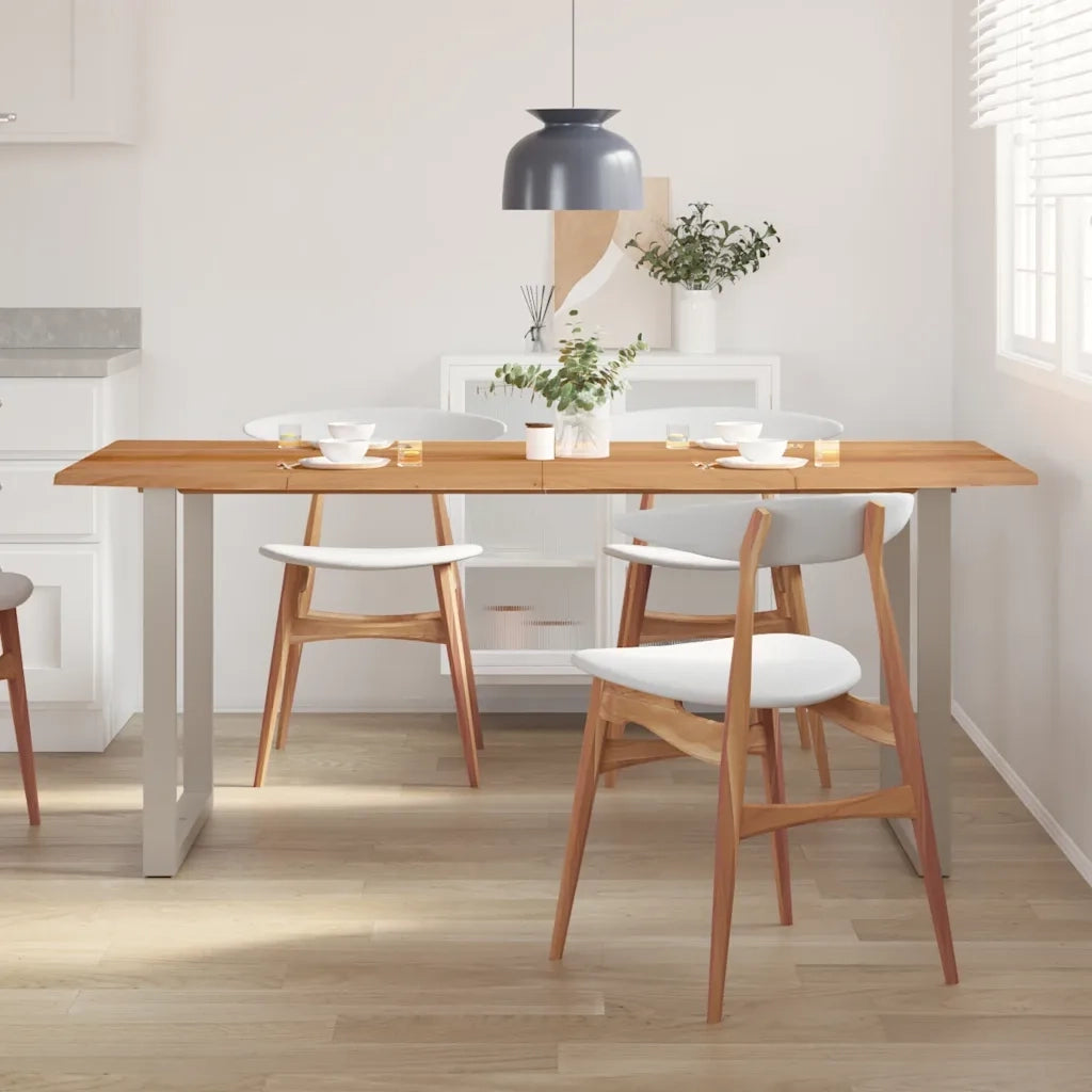 Tavolo da Pranzo 180x90x76 cm in Legno Massello di Acacia 286476
