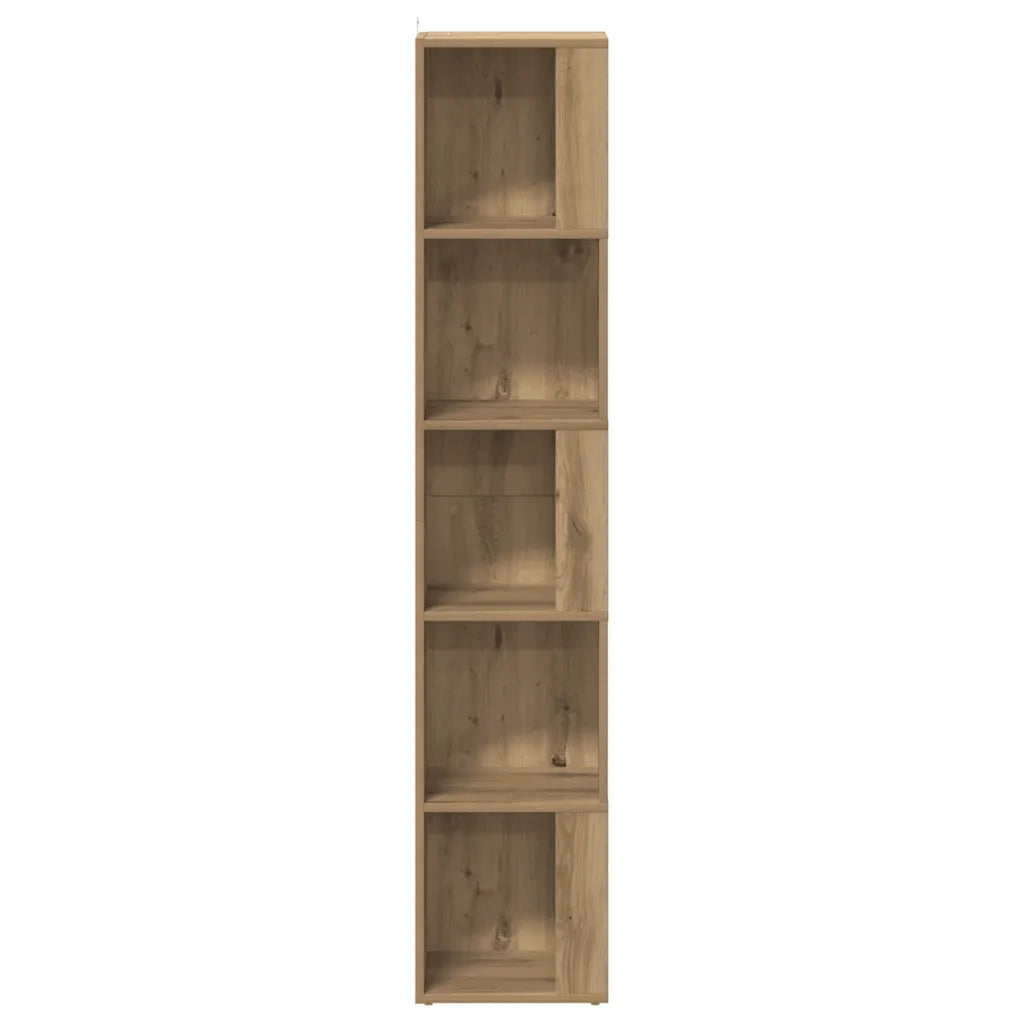 Mobile Angolare Rovere Artigianale 33x33x165 cm in Truciolato 856725