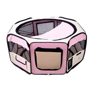 Recinto Pieghevole per Animali Domestici ¨C Minimal ¨C Rosa ?90x41 cm