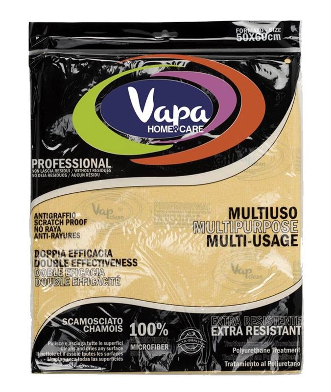 VAP CLEAN PANNO PROFESSIONALE 50 X 60 MULTIUSO EFFETTO SCAMOSCIATO