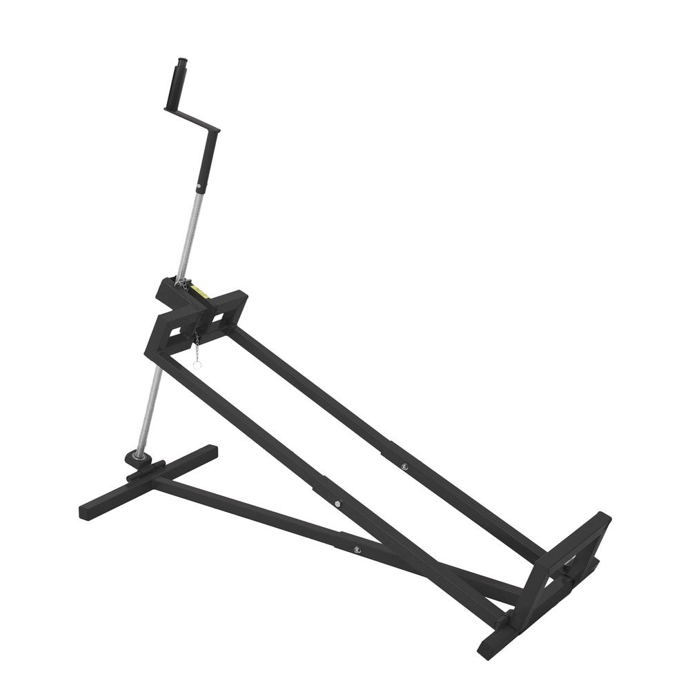 Cavalletto Riparazione Tosaerba Pieghevole ¨C Xylo ¨C Acciaio, 400 kg, Nero