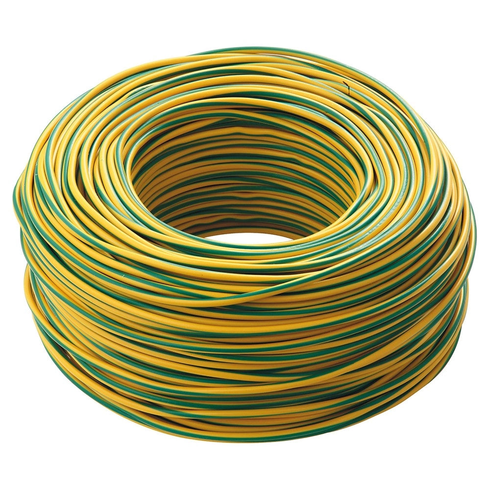Cavo giallo verde da 1x1,5mm² - 10mt cordina unipolare fs17