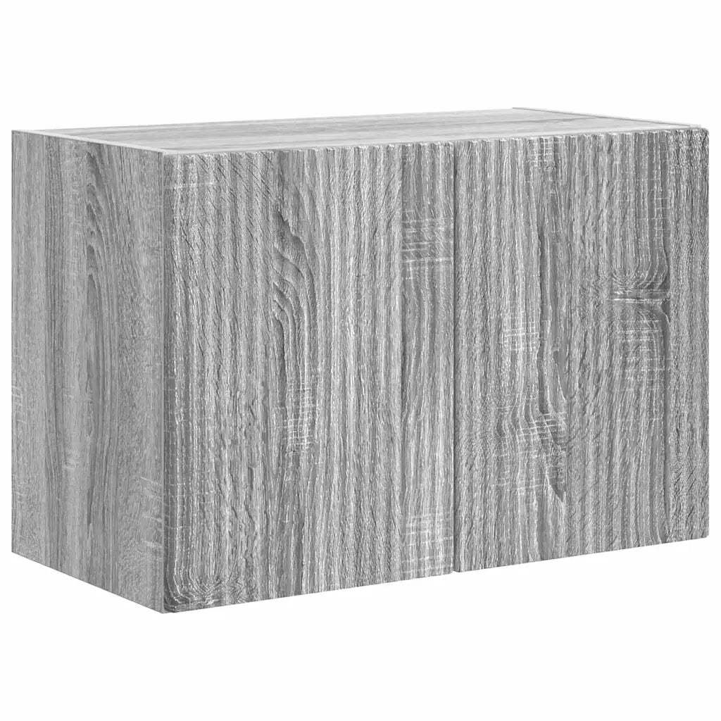 Mobile TV da parete-Mobile TV a Muro-Credenza TV Grigio Sonoma 59,5 x 31 x 40 cm