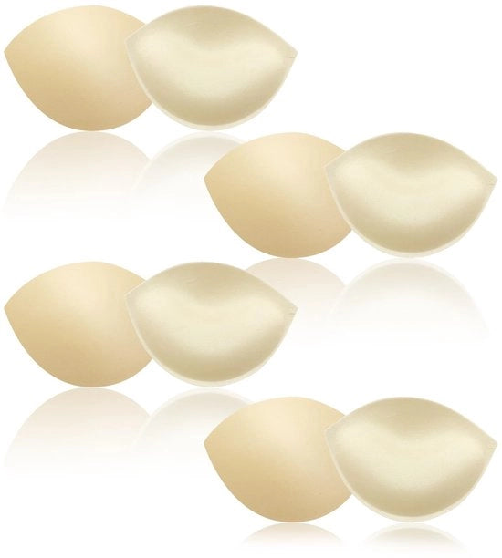 BH-pads rimovibili con riempimento push-up - Borstversterker con tessuto ademendente - Dimensioni 11 x 9 x 2,2 cm - Riciclabile - Borstversterkers