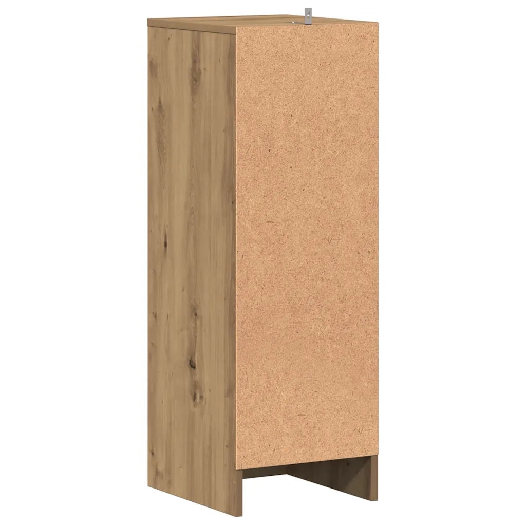 Scarpiera Rovere Artigianale 32x35x92 cm in Legno Multistrato