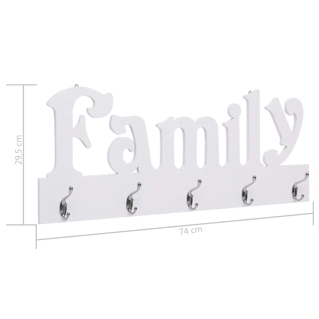 Appendiabiti a Muro FAMILY 74x29,5 cm CFW5670054